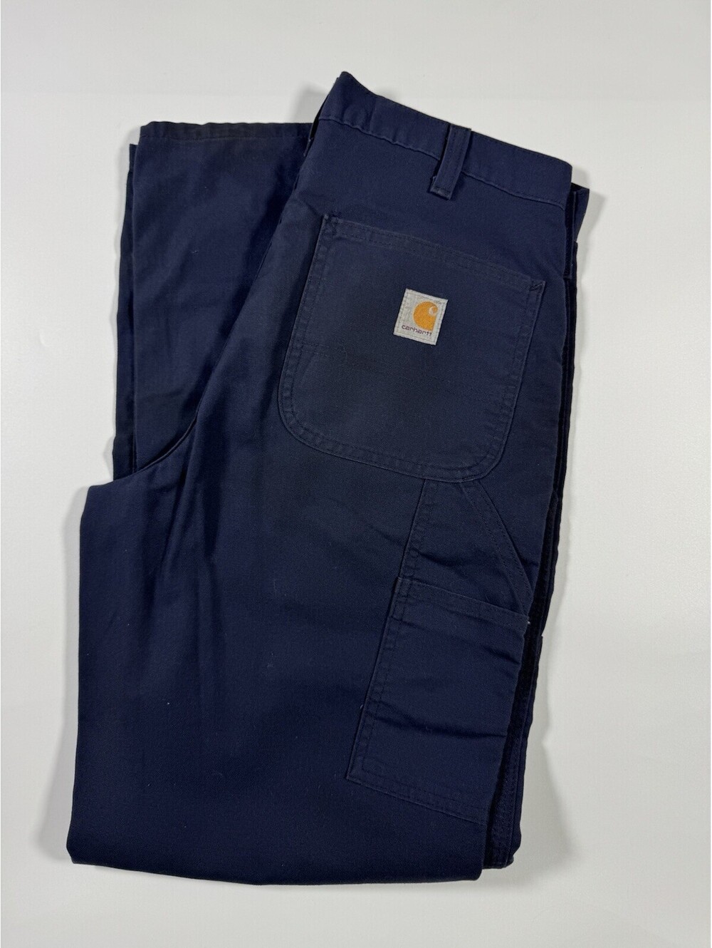 Carhartt Dungaree Fit Jeans Mens 32 x 32 Dark Wash Workwear Carpenter Utility